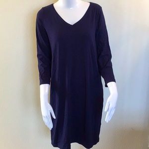 Eileen Fisher V-Neck Shirt Dress size M